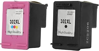 Compare Yanmis Ink, 2pcs 302XL Black Color Print Ink Cartridges Replacement Printer Accessories for OfficeJet 3830 3831 3832 3833 for ENVY 4510 4511 4512 4513 4516 4517 4520 for DeskJet 1110 1111 at KSA Price