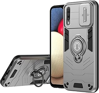 Compare Phone Mode Compatible for Samsung Galaxy A50 Case with Kickstand and Sliding Camera Cover, Military Grade Shockproof Protective Case Rugged Protective Cover Compatible with Samsung Galaxy A50 Phone T at KSA Price