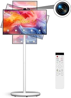 Compare 27" Portable Smart TV with Android 15, 1080P Movable Touch Screen Monitor, EDLACertified, 6GB +128GB, 27,000mAh Battery, Rotatable Screen & Adjustable Height, Wireless Casting, Voice Remote Control at KSA Price