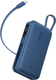 Compare Belkin UltraCharge Power Bank 10000mAh USBC Cable and Display  Blue at KSA Price