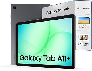 Compare Samsung Galaxy Tab A11+, 27.82 cm 11 inch Display, 6 GB RAM, 128 GB Storage, Dolby Atmos, Quad Speakers, WiFi + 5G Tablet Gray at KSA Price
