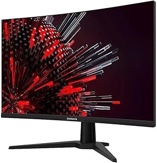 Compare AIWA 27 Curved Slim Monitor, 75Hz, Fhd, Hdmi, Vga 60X43X13 Cm Black at KSA Price