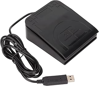 Compare Sanpyl USB Single Foot Pedal Switch,USB Foot Switch Pedal One Key Program Computer Keyboard MIDI Controller Ergonomic Design Single Foot Switch Pedal at KSA Price