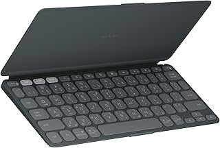 Compare Logitech KeysToGo 2 Portable Bluetooth Keyboard for Tablet With Builtin Cover, Slim and Compact Wireless Keyboard for Windows, Android, Linux, iPad, iPhone, Mac, Apple TV, ARA  Graphite at KSA Price