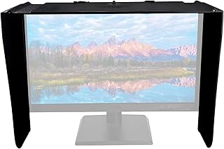 Compare Monitor Sunhood, Desktop Computer Sunshade, 2934inch Adjustable, Portable Video Monitor Hood Sunshade Sunhood, Privacy Protection, PC Screen Hood, for Office, Play Games at KSA Price