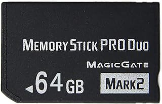 Compare LICHIFIT 64GB Memory Stick Pro Duo Memory Card Thumb Drive Flash Drive Bulk for Sony PSP 2000 3000 Highspeed Black at KSA Price