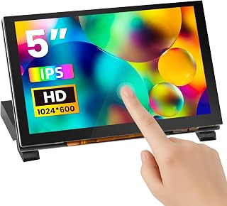 Compare ELECROW Raspberry Pi Screen 5 Inch 1024x600 HD Mini Monitor for PC Pi 54 at KSA Price