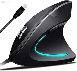 Compare Ergonomic Mouse High Precision Optical Vertical Mouse Adjustable DPI 8001200  24003200 Wired Computer Mouse at KSA Price