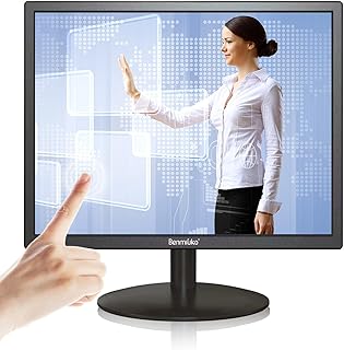 Compare Benmiuko 17 inch Touch Screen Monitoring LCD Screen CCTV Security Camera Monitor Multifunction Interface HDMI, BNC, VGA, AV, USB Computer Display Builtin Speaker 1280x1024 Full HD at KSA Price