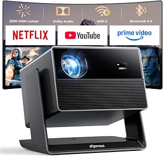 Compare ELEPHAS 4K WiFi Bluetooth Intelligent Projector Compatible with NetflixPrime VideoYoutube, 270° Rotatable, Auto Focus AI and Keystone, Portable Home Theater Projector for at KSA Price