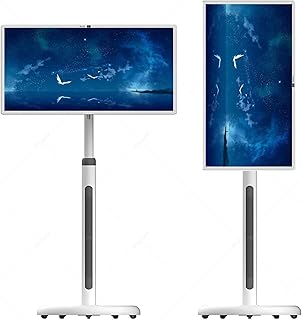 Compare 32" Smart Touchscreen Rolling TV with Mobile Display and 10Point Capacitive Touch, Ideal for Family and Home Entertainment at KSA Price