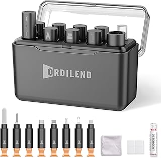 Compare iPhone Cleaning Kit for Charging Port Cleaner, MultiTool iPhone Cleaner Repair Lightning Cables, Phone Cleaning Kit for iPhone, iPad, Connectors, Speakers, Airpod Cleaner Kit with a Storage Case at KSA Price