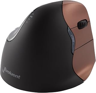 Compare Evoluent VM4SWL Ergonomic mouse Vertical Mouse 4 Right wireless small, Black at KSA Price