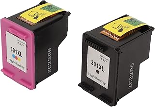 Compare Ink, 2pcs 301XL Black Color Print Ink Cartridges Replacement Printer Accessories for for Envy 4500 4501 4502 for Deskjet 1000 1512 1012 for OfficeJet 4630 4635 at KSA Price