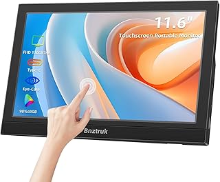 11.6 Inch Touchscreen Portable Monitor, Small External…
