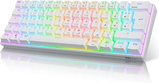 RK61 Mechanical Gaming Keyboard, 2.4GHz Wireless/Bluetooth/Wired…