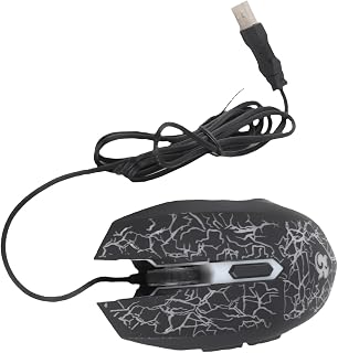 Compare SIXRUN Computer Mouse, Fashionable Ergonomic Wired Gaming Mouse for Home at KSA Price