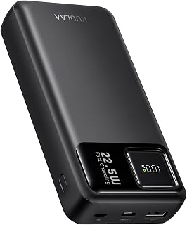 Kuulaa Power Bank 20000mAh, Portable Charger 22.5W…