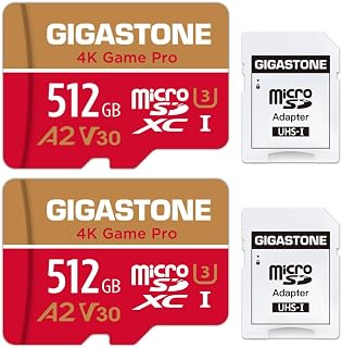 [5-Yrs Free Data Recovery]Gigastone 512GB Micro SD…