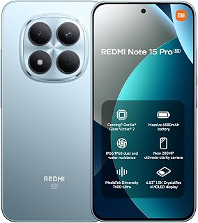 Redmi Note 15 Pro 5G Dual SIM+eSIM Glacier…