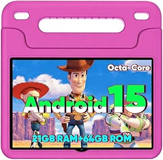Android 15 Kids Tablet, 2025 Upgraded 10.1 Inch…