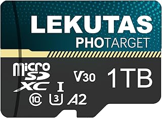 Compare 999GB Micro SD Card, microSDXC UHSI Flash Memory Card TF Card, High Speed 100MBs, C10, U3, A2, V30, for Full HD, 4K UHD Video Recording at KSA Price