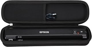 Compare Aproca Hard Storage Travel Case,for Epson Workforce ES50  ES55R  ES60W  ES65WR  DS30  DS70  DS80W Document Scanner at KSA Price