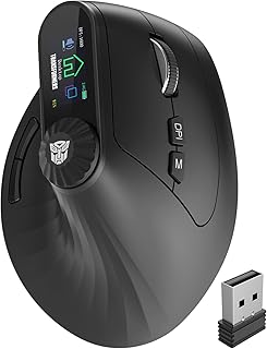 Transformers Vertical Ergonomic Mouse with LED…