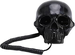 Skull Landline Telephone, Unique Design with Vibrant…