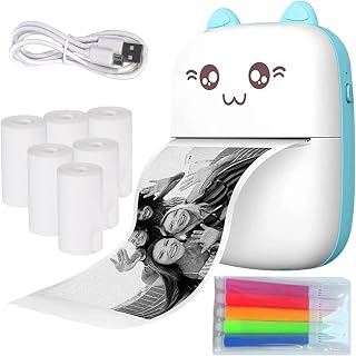Compare Wireless Printer Mini Small Pocket Photo at KSA Price