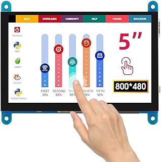 Compare ELECROW 5 inch Monitor for Raspberry Pi Monitor Touchscreen Display compatible with Raspberry Pi 5 4 3B+ 3B BB Black Banana Pi Jetson Nano Windows PC at KSA Price