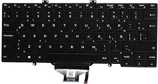 Compare LeFix Laptop Keyboard,Latin Spanish,Backlit Keyboard,No Pointer,Compatible with DELL Latitude 5400 5401 5410 5411 7400 7410 Notebook PC，Single Pointing，0Y1F5W at KSA Price