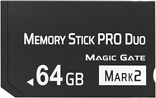 Compare Original 64GB Memory Stick Pro Duo MARK2,HighSpeed Memory Stick Duo Compatible with PSP1000 2000 3000 Accessories and Digital Camera Memory Cards black64GB at KSA Price