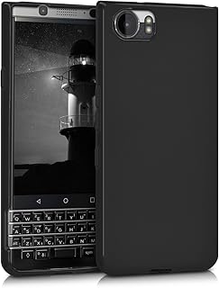 Compare kwmobile Case for BlackBerry KEYone Key1 TPU Case  Mobile Phone Case Supports Wireless Charging, Flexible Protective Case, Rubberised Cover in Matte Black at KSA Price