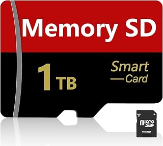 Compare MicroSD Card 1024GB MicroSDXC Memory Card 4K Ultra Full HD Video Upto 100MBs,Expanded Storage for Gaming Devices, Android Tablets and Smart Phones, Memory Card at KSA Price