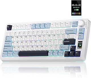 AULA S75 Pro Gaming Keyboard 75%, BT5.0/2.4G/USB-C…