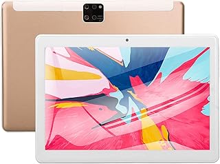 Compare 10.1 Inch Tablet, 6GB RAM 128GB Storage Tablet, 1960x1080 IPS HD Display, Deca Cores Processor, 2.4G 5G Dual Band WiFi, for Android 10.0, 8800mAh,GoldUK at KSA Price