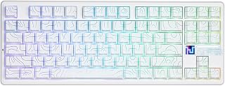 Compare MechLands Aula F87 PRO V2 Wireless Gaming Keyboard with 10000mAh Battery, 8K Polling, SOCDMTTGL, BT2.4GHzWired, Hot Swap TKL Mechanical Keyboard with Creamy Gasket, RGB Backlit White at KSA Price
