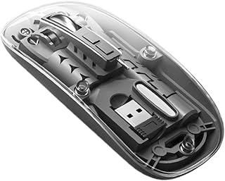 Computer Mouse Wireless Clear Laptop Supplies