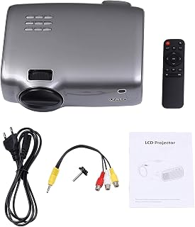 Compare N&R Gift for men  U43 PRO Mini Projector Portable Home Theater Watching Movie Entertainment Supports 1080P HD Display British regulations,Colour:Australian Color : Australian CAJIKON at KSA Price