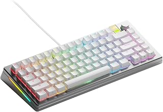 Compare Glorious Gaming GMMK 3 PRO HE: Rapid Trigger Keyboard, Hall Effect, Custom Modular Aluminum Body, 8K Polling Rate, Hotswap MX & Magnetic Switches, Modular Gasket System, TKL 75% English Silver at KSA Price