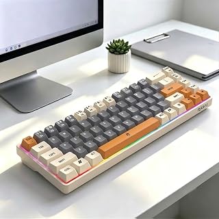 65% Mechanical Gaming Keyboard, 68 Keys RGB…