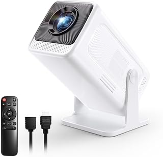 Mini Portable Projector with WiFi and Bluetooth,…