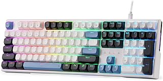 Compare Redragon K668 Wired Gasket RGB Gaming Keyboard, 108 Keys Mechanical Keyboard wExtra 4 Hotkeys, Upgraded Hotswappable Socket, Sound Absorbing Foam, Mixed Color Keycaps, Custom Linear Switch at KSA Price