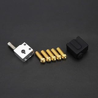 Compare 1set V1 Silicone Socks +Aluminium Volcano Block +5pcs Nozzle+ 1.75mm Hotend Throat for Reprap Prusa i3 3D Printer Hotend 3D Printing Accessories Size : 0.8mm at KSA Price