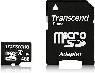 Compare Transcend 4 GB Class 4 microSDHC Flash Memory Card TS4GUSDHC4 at KSA Price
