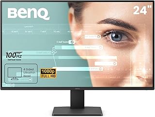 Compare BenQ GW2491 24” IPS FHD 1080p 100Hz Home Office Monitor, 99% sRGB, HDMI, Displayport, Ultra Slim Bezel, Flicker Free, Low Blue Light, KSA Version  3 YEAR WARRANTY at KSA Price