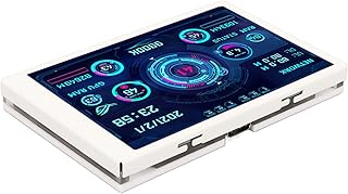Compare DAUZ Computer Temp Monitor, Auto Off 3.5in IPS Display PC Temperature Display for Home White Kit at KSA Price
