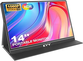 KYY Portable Monitor for Laptop, 14" FHD…