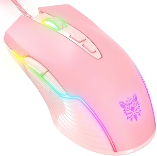 Compare Irovami CW905 USB Wired Gaming Mouse RGB LED Light Esports Mouse Optical Mouse Adjustable 6400DPI for Laptop Desktop PC Computer at KSA Price